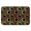 Black And Gold Celestial Pattern Print Indoor Door Mat