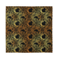 Black And Gold Celestial Pattern Print Silk Bandana