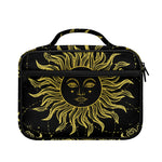Black And Gold Celestial Sun Print Briefcase Bible Bag