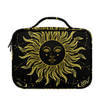 Black And Gold Celestial Sun Print Briefcase Bible Bag