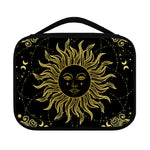 Black And Gold Celestial Sun Print Classic Bible Case