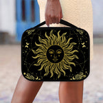 Black And Gold Celestial Sun Print Classic Bible Case