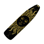 Black And Gold Celestial Sun Print Ironing Board Cover
