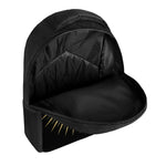 Black And Gold Eye of Providence Print Casual Backpack
