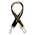 Black And Gold Eye of Providence Print Dog Seat Belt