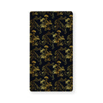Black And Gold Japanese Tiger Print Baby Crib Sheet