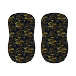 Black And Gold Japanese Tiger Print Bar Stool Covers