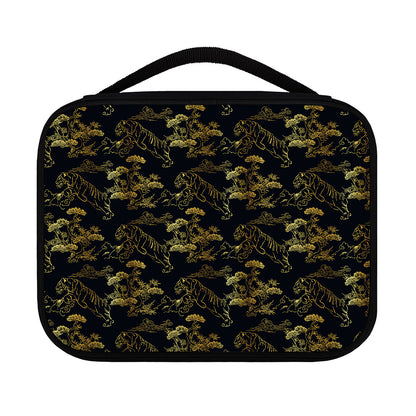 Black And Gold Japanese Tiger Print Classic Bible Case