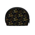 Black And Gold Japanese Tiger Print Coin Purse