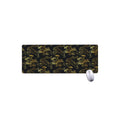 Black And Gold Japanese Tiger Print Extended Mouse Pad