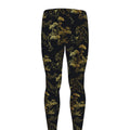 Black And Gold Japanese Tiger Print Men's Leggings