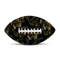 Black And Gold Japanese Tiger Print Rugby Ball