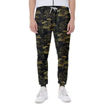 Black And Gold Japanese Tiger Print Scuba Joggers