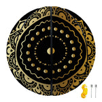 Black And Gold Mandala Print Basketball