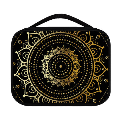 Black And Gold Mandala Print Classic Bible Case