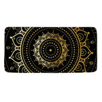 Black And Gold Mandala Print Towel