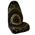 Black And Gold Mandala Print Waterproof Car Seat Cover