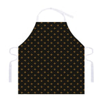 Black And Gold Orthodox Pattern Print Adjustable Apron