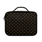 Black And Gold Orthodox Pattern Print Briefcase Bible Bag