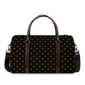 Black And Gold Orthodox Pattern Print Duffel Bag