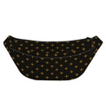 Black And Gold Orthodox Pattern Print Fanny Pack