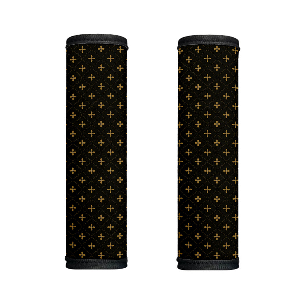 Black And Gold Orthodox Pattern Print Handle Covers