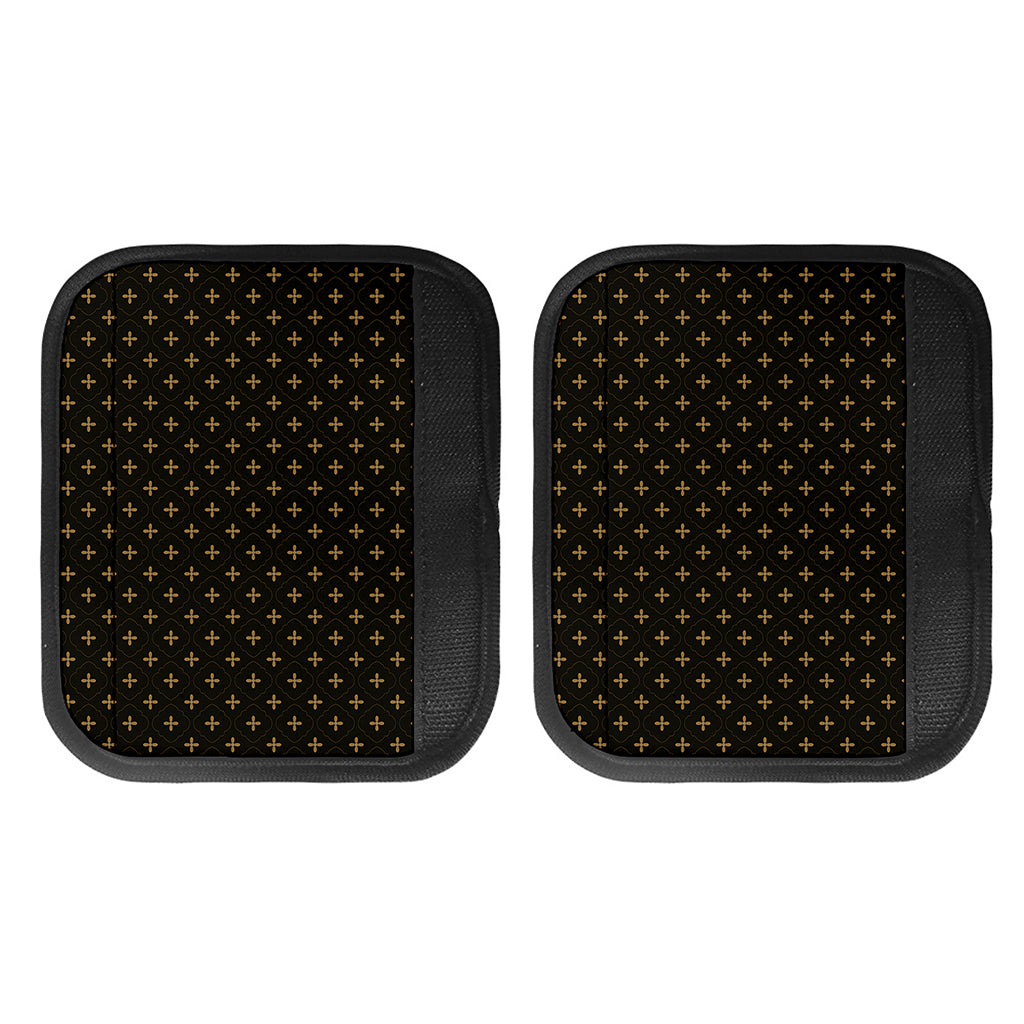 Black And Gold Orthodox Pattern Print Handle Covers