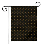 Black And Gold Orthodox Pattern Print House Flag