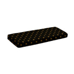 Black And Gold Orthodox Pattern Print Piano Keyboard Cover