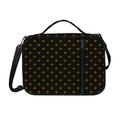 Black And Gold Orthodox Pattern Print Shoulder Strap Bible Bag
