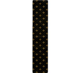 Black And Gold Orthodox Pattern Print Table Runner