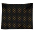 Black And Gold Orthodox Pattern Print Tapestry