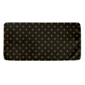 Black And Gold Orthodox Pattern Print Towel