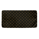 Black And Gold Orthodox Pattern Print Towel
