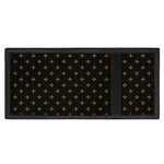 Black And Gold Orthodox Pattern Print Trifold Wallet