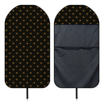 Black And Gold Orthodox Pattern Print Waterproof Car Seat Cover