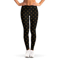Black And Gold Orthodox Pattern Print Women's Leggings