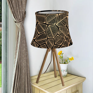 Black And Gold Sea Turtle Print Bell Lamp Shade