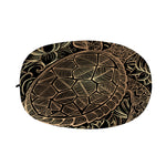 Black And Gold Sea Turtle Print Car Side Mirror Covers