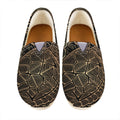Black And Gold Sea Turtle Print Casual Shoes