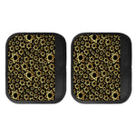 Black And Gold Star of David Print Handle Covers