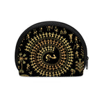 Black And Gold Warli Tribal Print Coin Purse