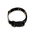 Black And Gold Warli Tribal Print Dog Collar