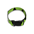 Black And Green Argyle Pattern Print Dog Collar