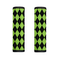 Black And Green Argyle Pattern Print Handle Covers