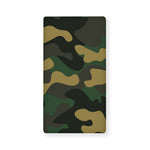 Black And Green Camouflage Print Baby Crib Sheet