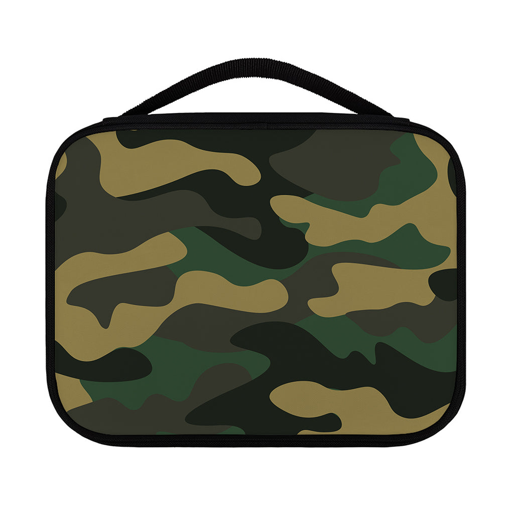 Black And Green Camouflage Print Classic Bible Case