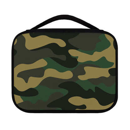 Black And Green Camouflage Print Classic Bible Case