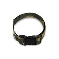 Black And Green Camouflage Print Dog Collar