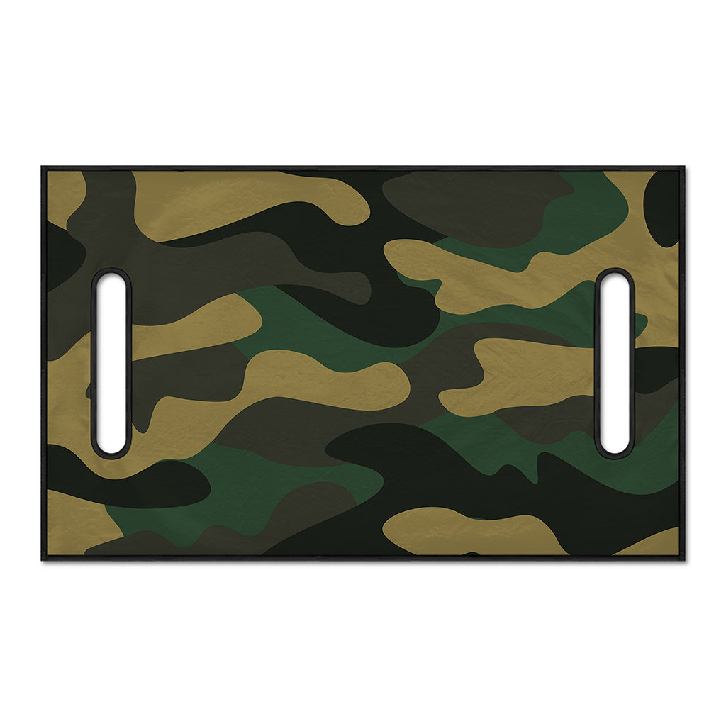 Black And Green Camouflage Print Golf Cart Seat Cover